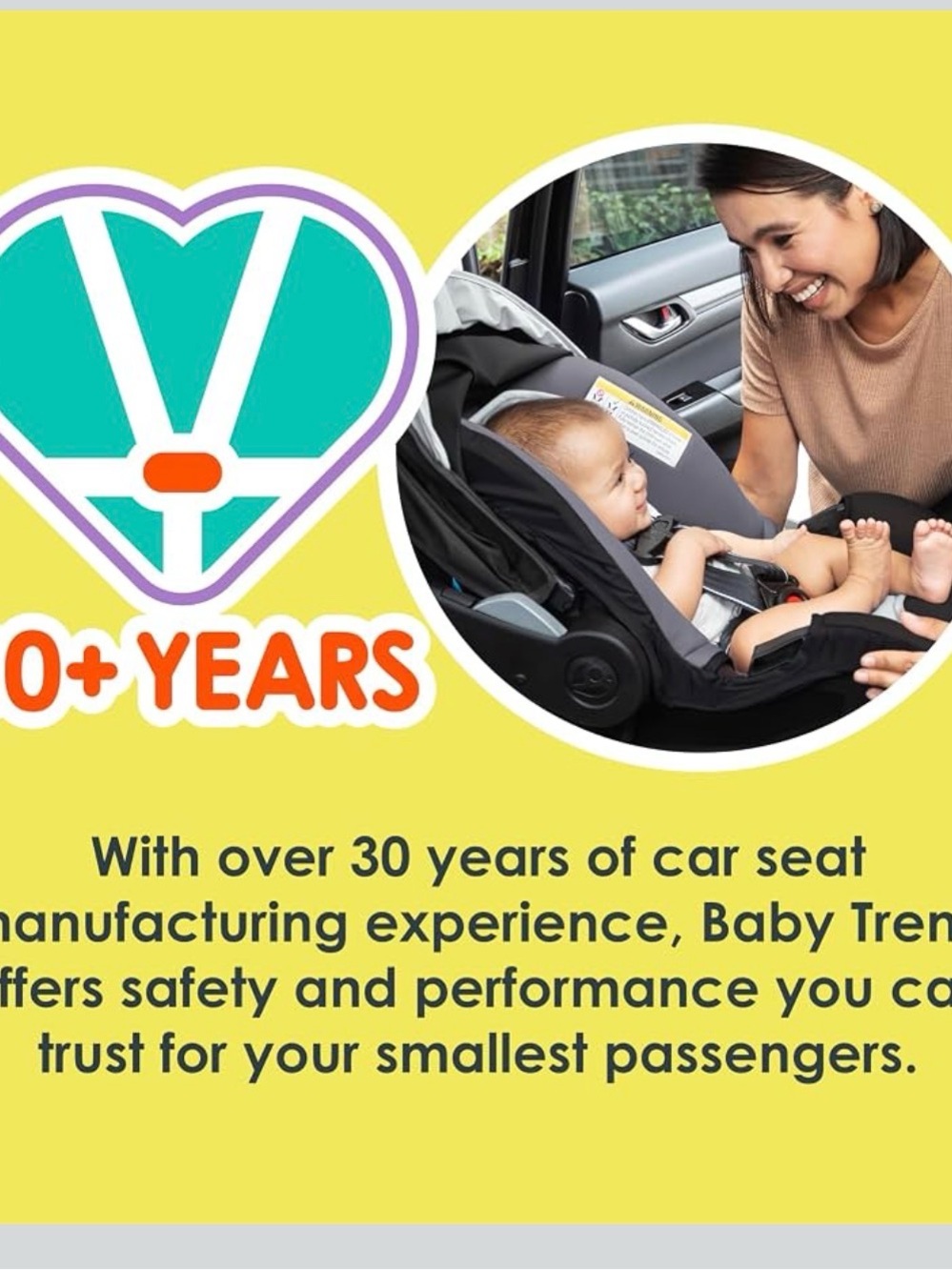 Baby Trend Infant Car Seat - Black/Gray